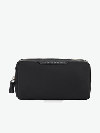 Anya Hindmarch Cables and Chargers Pouch Black