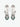 Philippe Model PRSX Sneakers Low Men White and Military Green