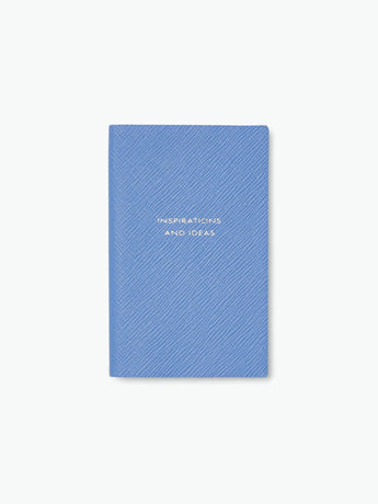 Smythson Inspirations And Ideas Panama Notebook Navy