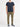 Silk Blend Box Neck T-shirt Midnight Blue | D
