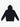 Cotton Blend Knitted Hooded Sweater Navy Blue | A