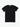 Crew Neck Organic Cotton T-shirt Black | A