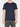 Organic Cotton Crew Neck Garment Dyed T-shirt Navy Blue