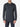 Henley Organic Cotton Slub Long Sleeve T-shirt Charcoal Grey | B