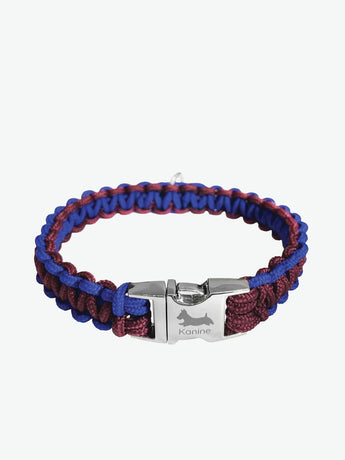Kanine Rope Collar Burgundy
