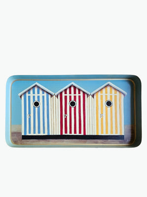 Cabins Hand-Painted Tray