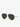 Linda Farrow White Gold and Titanium Aviator Sunglasses