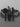 Normann Copenhagen Pebble Cheese Fork Black | D