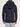 Organic Cotton Double Hooded Zip Up Navy Blue | C