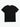Modal Blend V-neck T-shirt Black | A