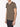 Modal Cotton Blend V-neck T-shirt Taupe | C