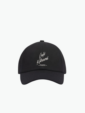 Maison Kitsune Cafe Kitsune Cap Black