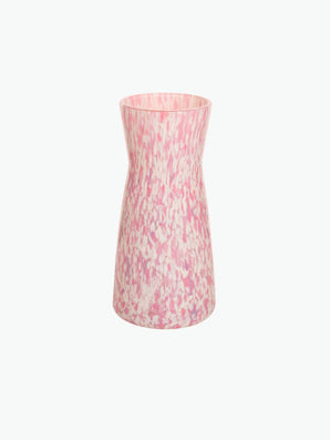 Stories Of Italy Murano Glass Ivory and Pink Carafe