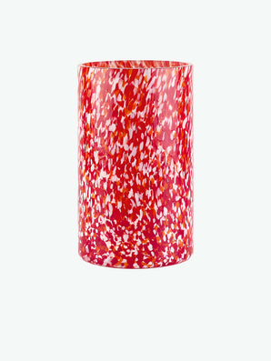 Stories Of Italy Macchia su Macchia Ivory and Red Extra Tall Vase